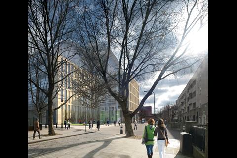 HOK and PLP's London super-lab designs: View at the intersection